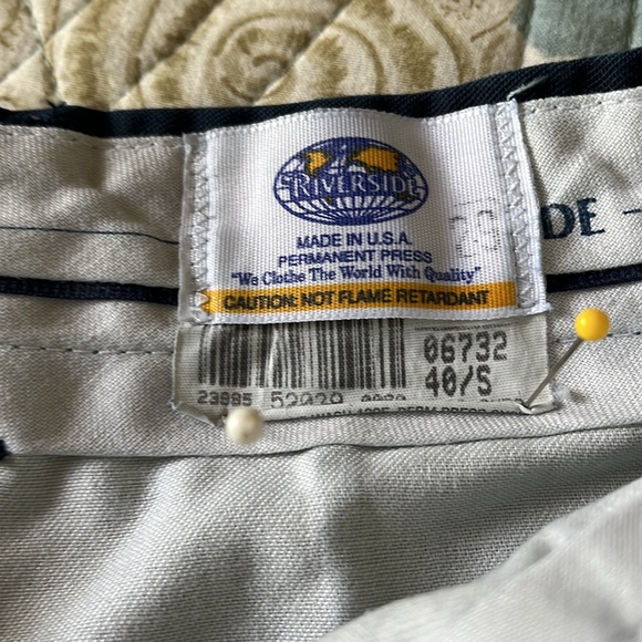 Navy cotton shorts size 40 - Picture 3 of 4